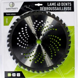 Lame pour débroussailleuse 40 dents 25.4mm - 255mm